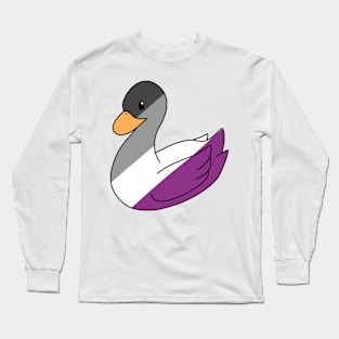 Light Asexual Duck Long Sleeve T-Shirt